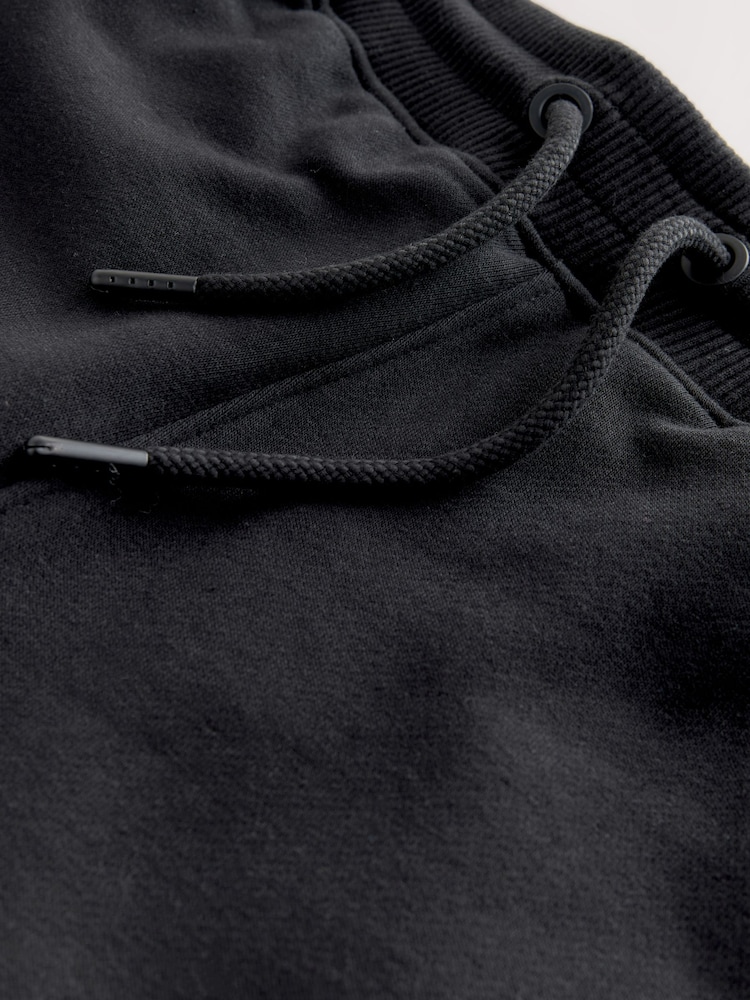 Black Utility Brushback Slim Fit Cargo Joggers - Image 9 of 9