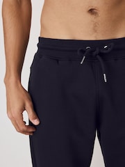 Navy Blue Loopback Utility Style Cargo Joggers - Image 8 of 12