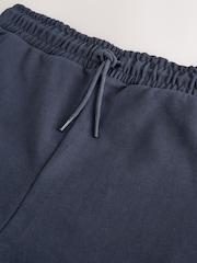 Bleumarin albastru - Pantaloni de sport cu manșetă Athleisure - Imaginea 9 din 9