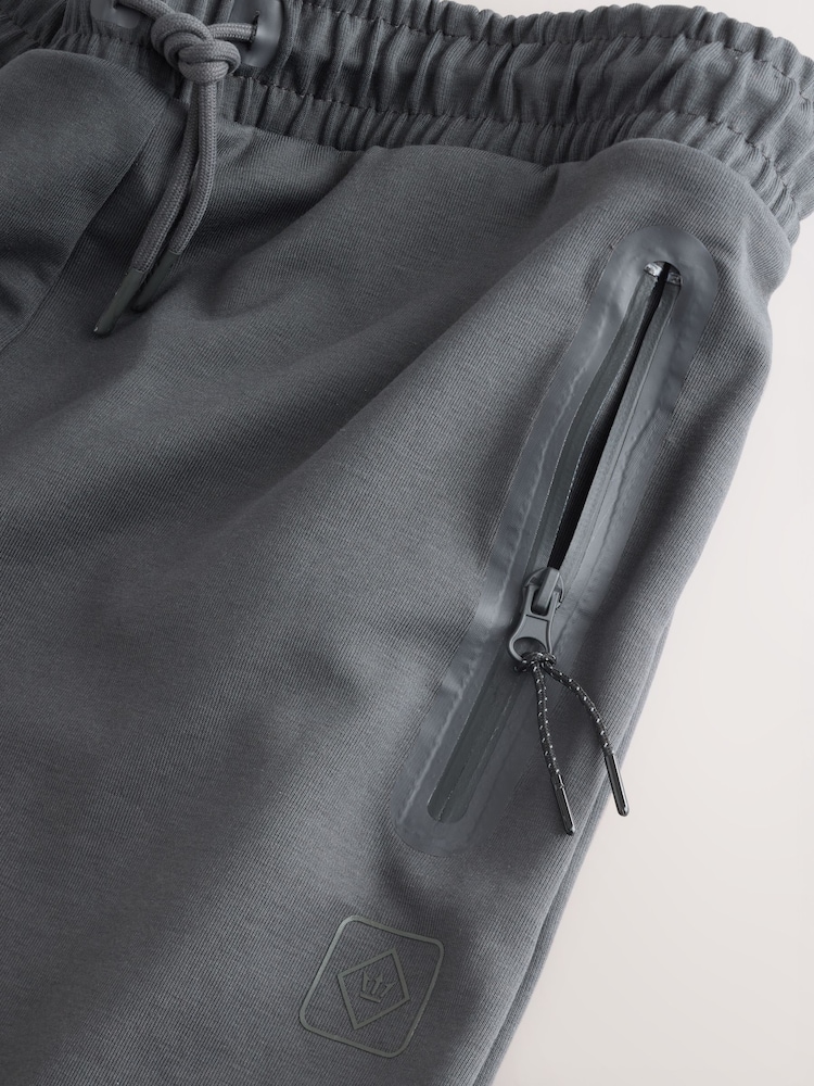 Slate Grey Athleisure Cuffed Joggers - Image 2 of 4 Slate Grey Athleisure Cuffed Joggers - Image 2 of 4