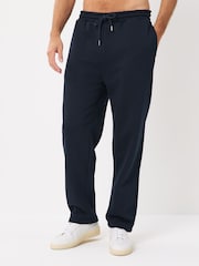 Black/Navy Blue/Grey Marl Cotton Rich Jersey Joggers 3 Pack - Image 2 of 9