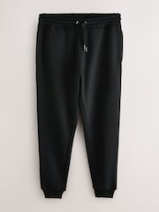 Black/Slate Grey/Khaki Green Straight Fit Cotton Rich Jersey Joggers 3 Pack - Image 3 of 6