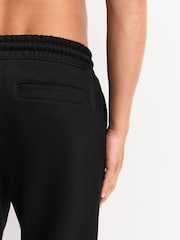 Negro/Gris pizarrón - Pantalones de chándal rectos de jersey de algodón rico 2 Pack - Imagen 6 de 10