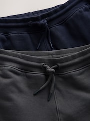 Slate Grey/Navy Blue Slim Fit Utility Style Joggers 2 Pack - Image 10 of 11