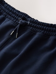 Navy Blue Relaxed Fit Cotton Rich Jersey Joggers - Image 2 of 3