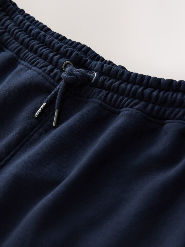 Navy Blue Relaxed Fit Cotton Rich Jersey Joggers - Image 2 of 3