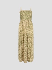 Monsoon Green Ania Geometric Bandeau Dress - Image 5 of 5