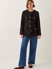 Monsoon Black Harriet Tweed Jacket - Image 2 of 5