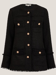 Monsoon Black Harriet Tweed Jacket - Image 5 of 5