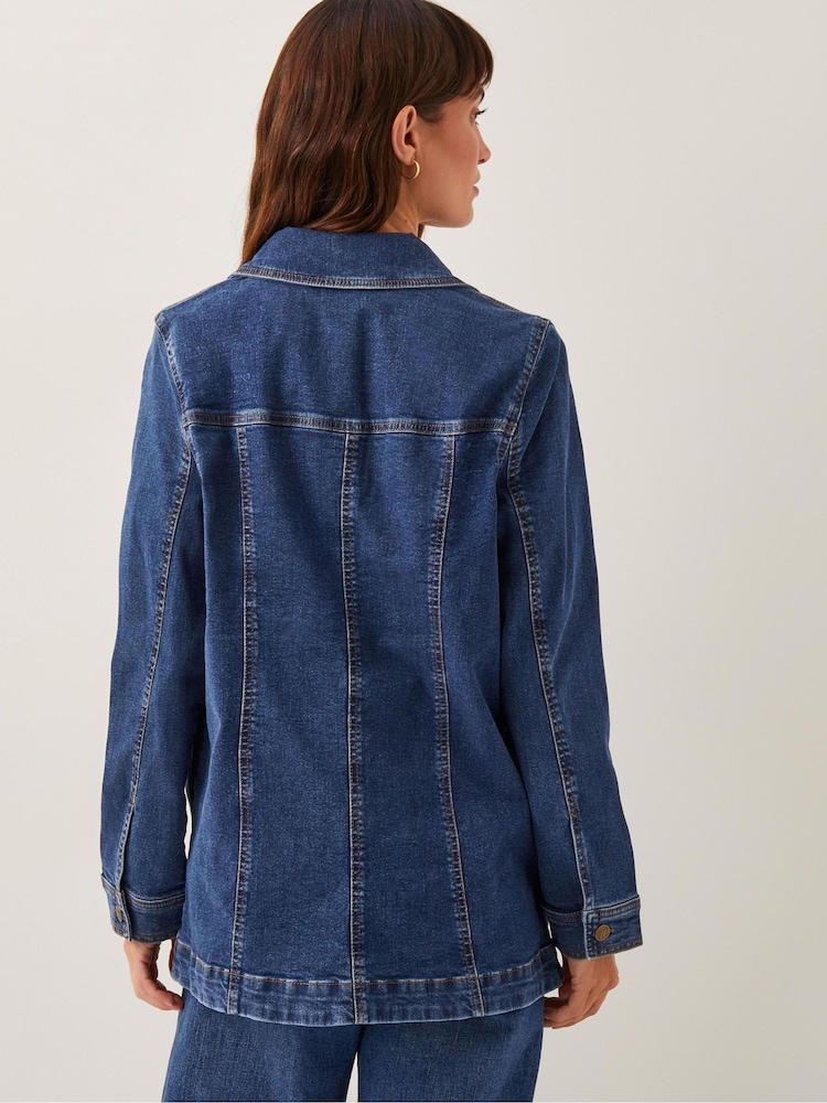 Monsoon Blue Milly Denim Jacket - Image 3 of 4