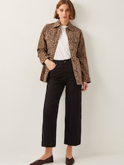 Monsoon Hallie Regular Crop Wide Leg Jeans - Imagen 1 de 5