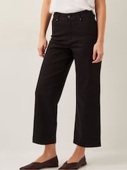 Monsoon Hallie Regular Crop Wide Leg Jeans - Imagen 2 de 5