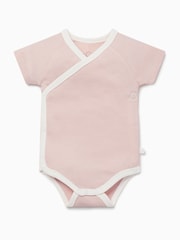 MORI Pink Supersoft Short Sleeve Kimono Bodysuit - Image 3 of 3