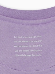 Morado - MORI Cotton Comfy Baggy Sweatshirt - Imagen 7 de 8