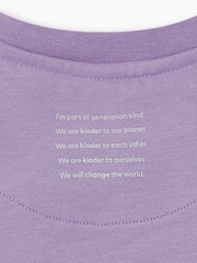 Morado - MORI Cotton Comfy Baggy Sweatshirt - Imagen 8 de 8