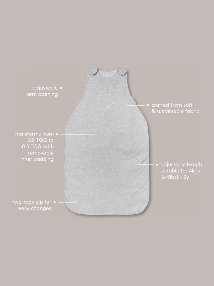MORI Pink Multi Tog Cotton Mix Sleeping Bag - Image 2 of 2