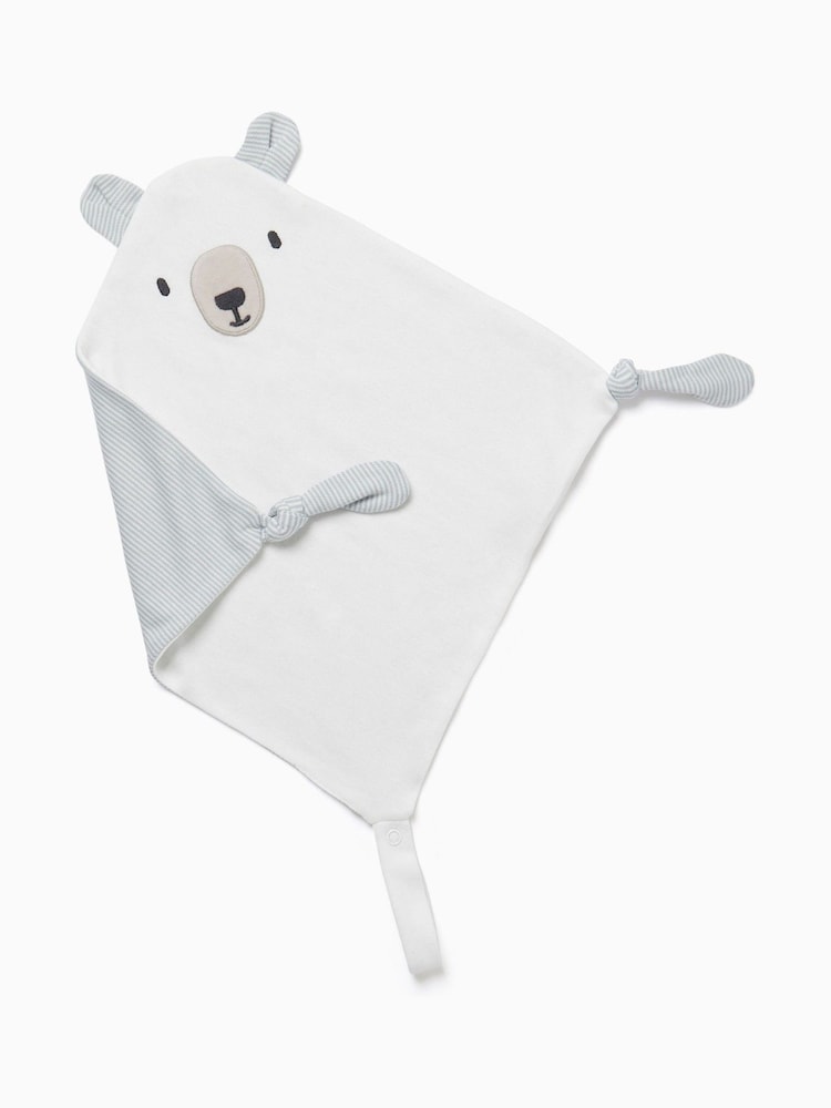 MORI Blue Bear Cotton & Bamboo viscose Baby Comforter - Image 1 of 2