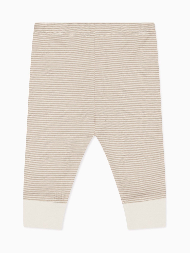 MORI Neutral Cotton & Bamboo viscose Long Sleeve Pyjamas - Image 2 of 2