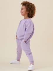 Morado - MORI 100% Cotton Comfy Joggers - Imagen 3 de 6