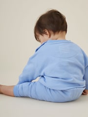 Azul - MORI Cotton Comfy Baggy Sweatshirt - Imagen 4 de 8