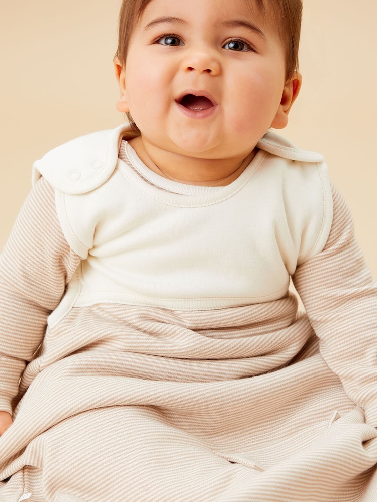 MORI Neutral Organic Cotton & Bamboo 1.5 Tog Sleeping Bag - Image 1 of 4