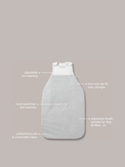 MORI Neutral Organic Cotton & Bamboo 1.5 Tog Sleeping Bag - Image 4 of 4