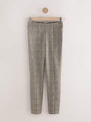 Brown Check Ponte Leggings - Image 5 of 7