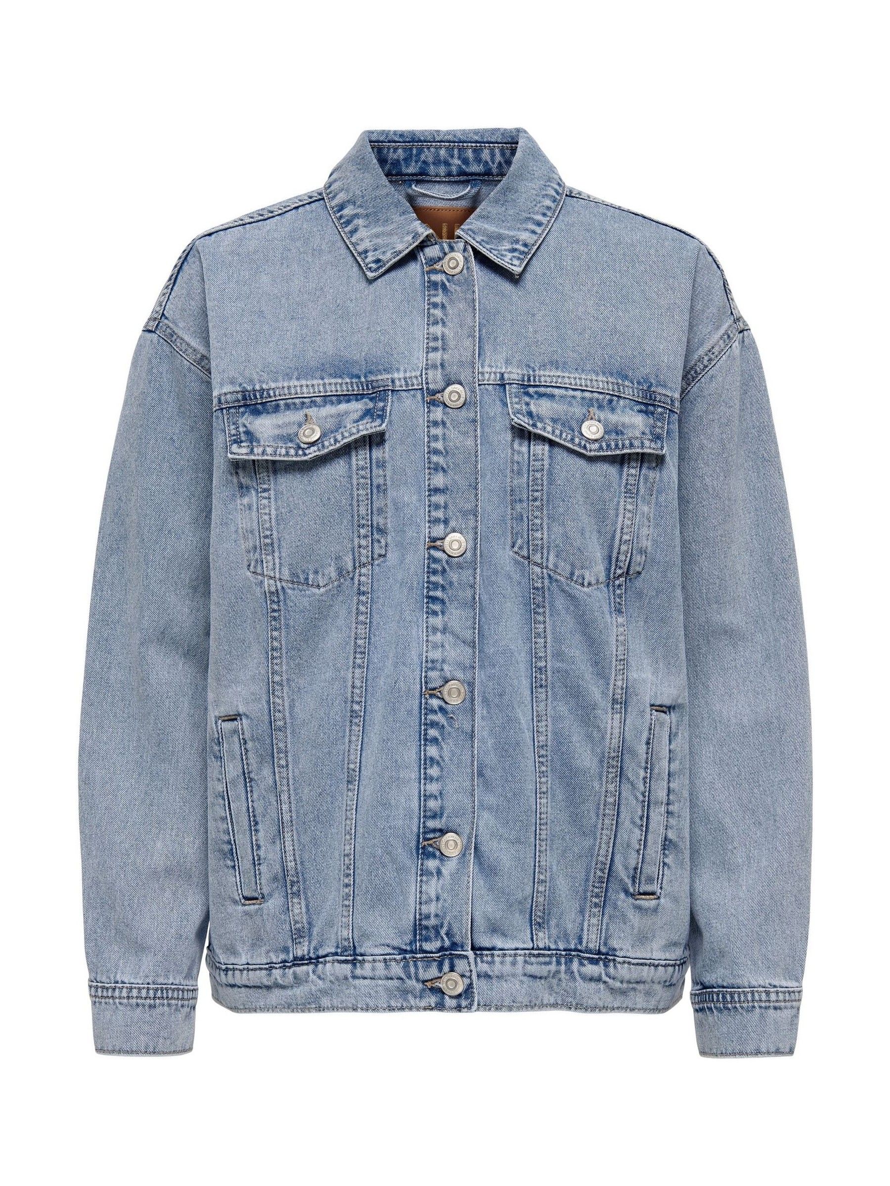 Buy ONLY Blue Oversied Denim Jacket from Next Romania