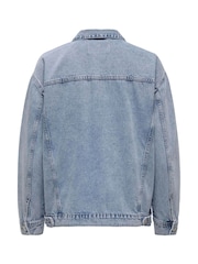 ONLY Blue Oversied Denim Jacket - Image 8 of 8