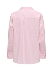 ONLY Pink Cotton Loose Fit Long Sleeve Shirt - Image 7 of 7
