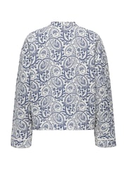ONLY Blue Tile Pattern Quilted Jacket - Image 8 of 8