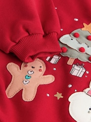 Red Christmas Characters Sweatshirt & Leggings Set (3mths-7yrs) - Image 7 of 8