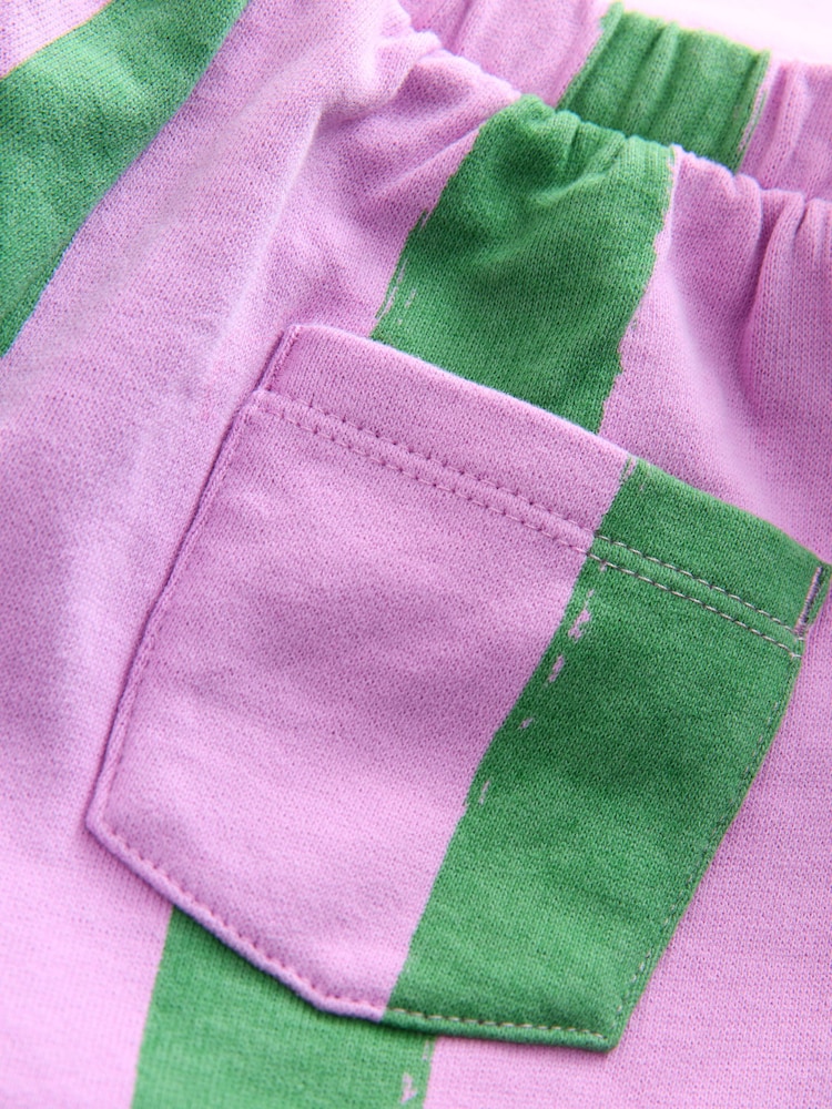 Pink Stripe Unicorn - طقم من بنطلون ضيق برِجل واسعة وسويت شيرت (3 شهر - 7 سنوات) - صورة 10 من 10 Pink Stripe Unicorn - طقم من بنطلون ضيق برِجل واسعة وسويت شيرت (3 شهر - 7 سنوات) - صورة 10 من 10