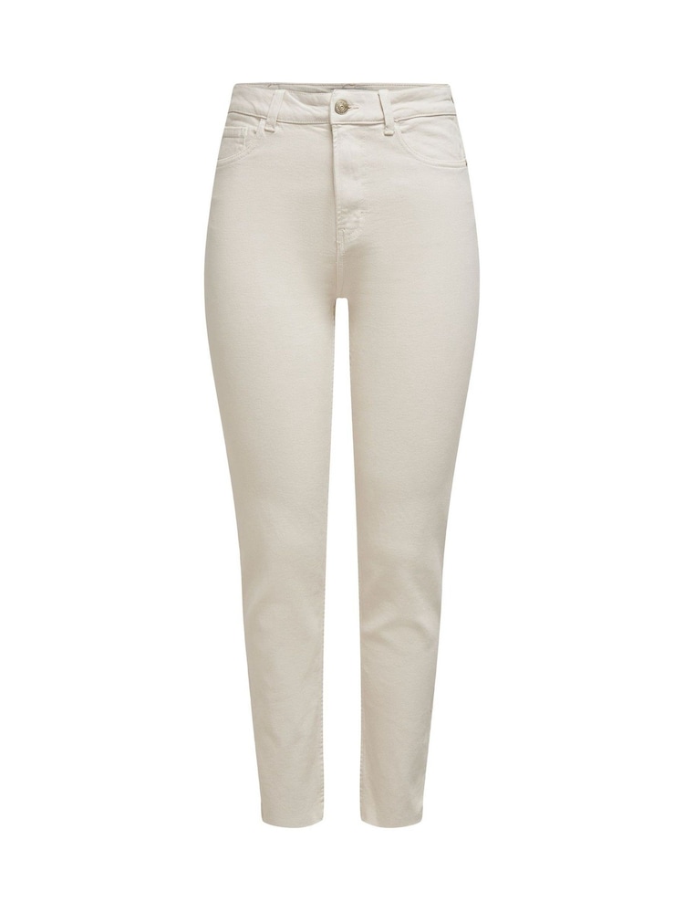 ONLY Natural High Waist Straight Leg Jeans - Image 6 of 6