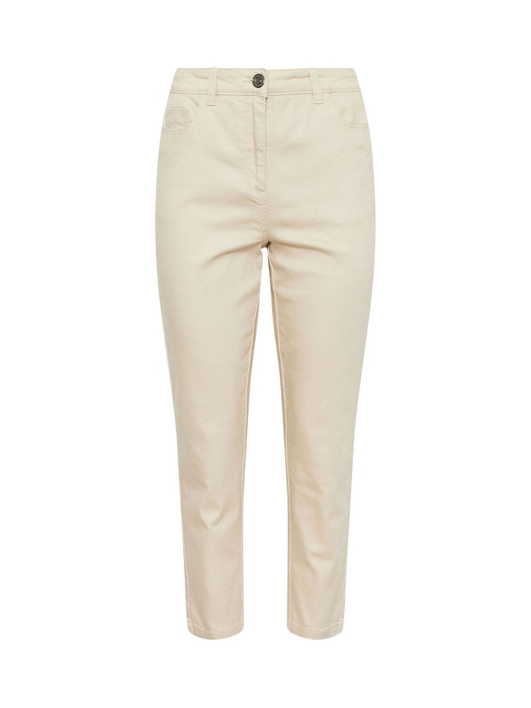 Bump It Up Maternity Natural Crop Jeans - Image 5 of 5