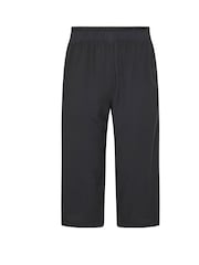 PixieGirl Petite Black Acid Wash Cropped 100% Cotton Trousers - Image 4 of 4