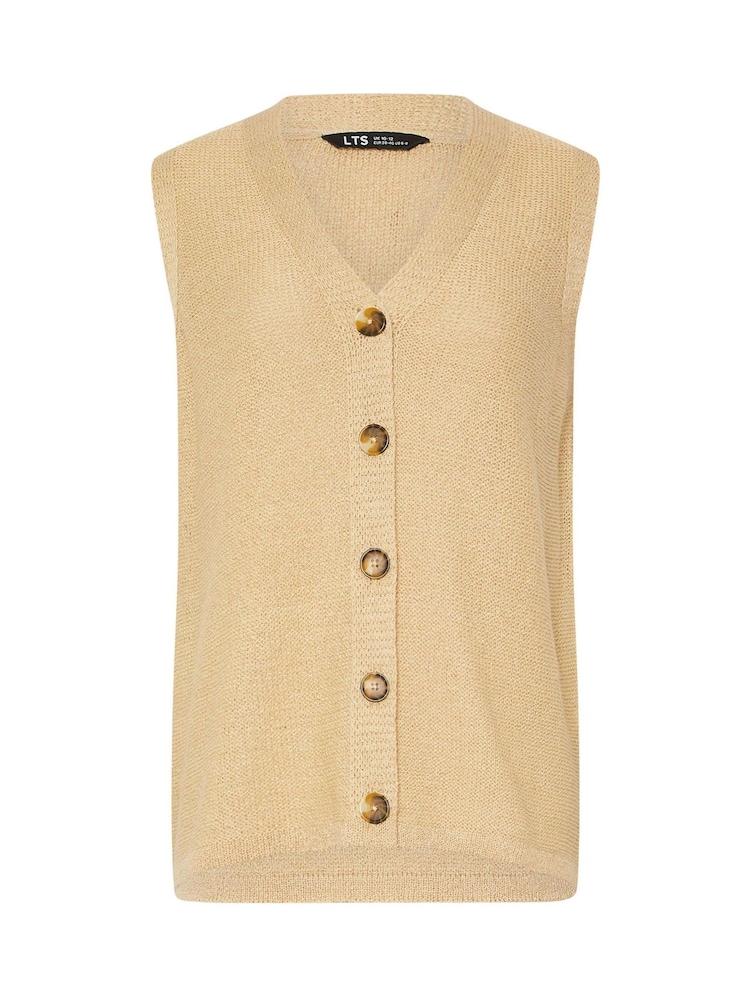 Chaleco de algodón 100 % con botones de Long Tall Sally - Imagen 5 de 5