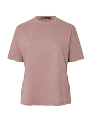 Yours Curve Pink 100% Cotton Acid Wash T-Shirt - Image 5 of 5