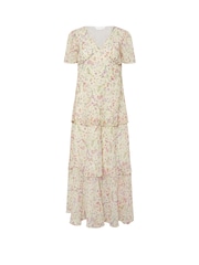 PixieGirl Petite Natural Ditsy Maxi Dress - Image 5 of 5