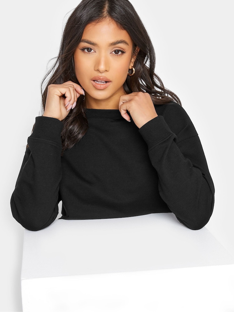 PixieGirl Petite Black Crew Neck Sweatshirt - Image 4 of 4