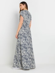 Long Tall Sally 100% Cotton Floral Shirred Waist Dress - Image 3 of 5
