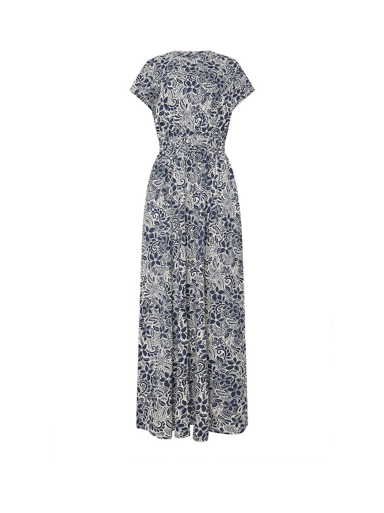 Long Tall Sally 100% Cotton Floral Shirred Waist Dress - Image 5 of 5