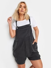 Yours Curve Black Dungarees - Image 4 of 5