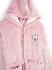 Alphabet Personalised Womens Hooded Cuffed Robe - Image 3 of 4