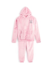 Alphabet Personalised Womens Fluffy Fleece Hoodie - Image 1 of 4