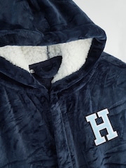 Alphabet Personalised Mens Hooded Cuffed Robe - Image 2 of 4