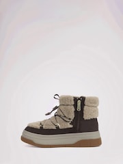 Pajar Janie Borg Snow Taupe Brown Boots - صورة 2 من 7
