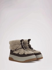 Pajar Janie Borg Snow Taupe Brown Boots - صورة 3 من 7