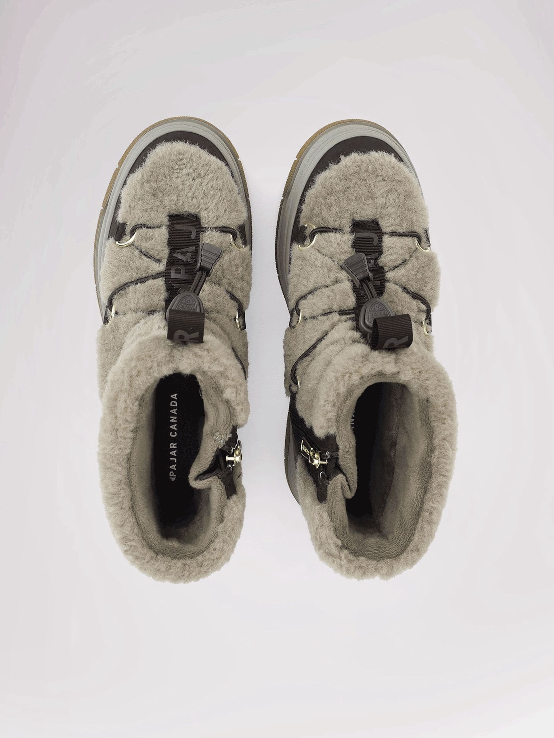 Buy Pajar Janie Borg Snow Taupe Brown Boots from Next USA