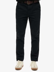 Superdry Black International Chino Trousers - Image 1 of 6